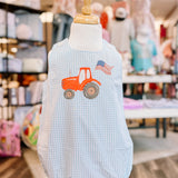 Blue Gingham Sun Bubble