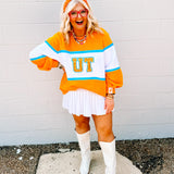 Queen of Sparkle Licensed Tennessee Colorblock Jewel Crew
