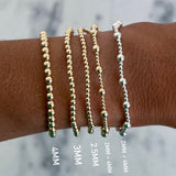 GOLD FILLED BEADED BRACELETS