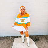 Queen of Sparkle Licensed Tennessee Colorblock Jewel Crew