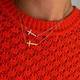 MEDIUM CROSS NECKLACE