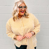 A Golden Striped Top