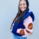 Puffy Vest in Navy