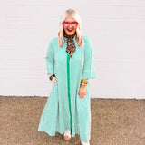 Entro Master's Stripe Green Dress