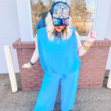 Oddi Obsessed Set in Electric Blue