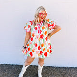 Entro Tulip Fields Red Dress