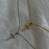 BLING CROSS NECKLACE