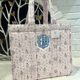 TRVL Quilted to Go Tote: Fleure