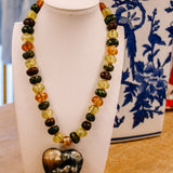 Hart Designs Fall Multi Chunky Heart Necklace
