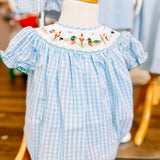 LuLu BeBe Mallard Smocked Bishop Bubble