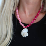 PINK SEASHELL NECKLACE