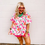Haptics Tea Room Floral Top