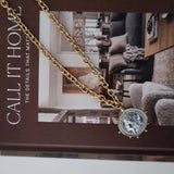 TWO TONED COIN NECKLACE