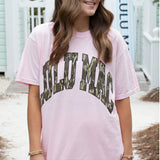 LULU MAC BottomLand Pink/Camo Logo Tee S-3X