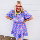 Umgee Periwinkle Mix Dress (+)