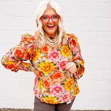 Oddi Sage Multi Blouse