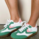 Giana Emerald Suede Sneakers