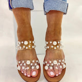 Corkys Clear Bad Romance Sandals