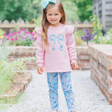 Jellybean Painted Petals Ruffle Sweatshirt Sets