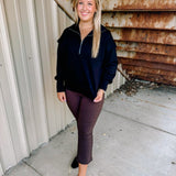 The Fashionista Scuba Pullover in Black