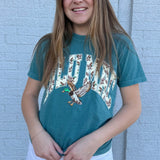 LULU MAC: Moss Mallard Duck Tee
