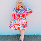 Block and Bridle Dress