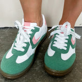 Giana Emerald Suede Sneakers
