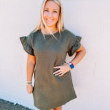 Olive Leaf Dress
