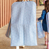 TRVL Quilted Garment Bag in Hampton Florals