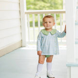 Jellybean Basin Plaid Liam Diaper Set