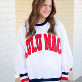 LULU MAC: PATRIOTIC Appliqué Crew