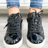 Supernova Sneaker - Black Glitter