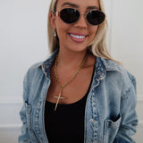 LUXE CROSS NECKLACE