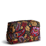 Vera Bradley Large Cosmetic:  Midnight Garden Paisley