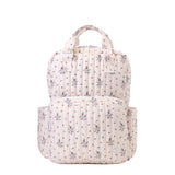 TRVL Quilted All You Need Diaper Bag in Pimlico Stripe Fleurie