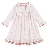 Christmas LS Swiss Dot Gown