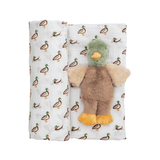 Mudpie: Mallard Duck Rattle + Swaddle