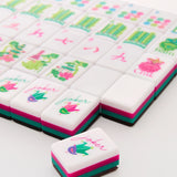 OMM: Glow Wild Leopard Mahjong Tiles