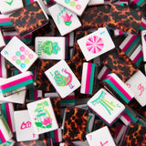 OMM: Glow Wild Leopard Mahjong Tiles