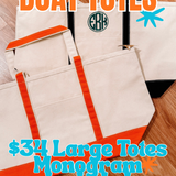 Boat Totes Large Size