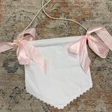 Baby Girl Banner with Pink Bows