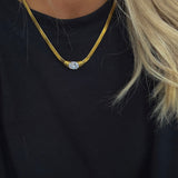 WHITE KYLIE NECKLACE