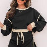 The Whitney Set LS (Black/Tan)