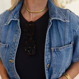 THIN SHINY GOLD NECKLACE