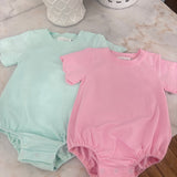 Hampton James Scalloped Cotton Bubble (Pink-Purple-Mint)