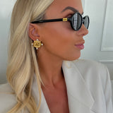 PEARL COIN EARRINGS
