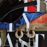 SMALL DIAMOND HOOPS