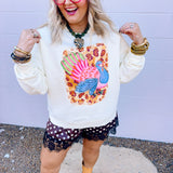 Poppy & Pine Fancy Turkey Sweatshirt