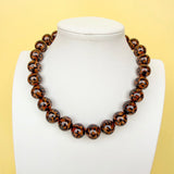 Love Lemon Lane Leopard Chunky Bead Necklace