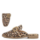 Chantal Leopard Mules